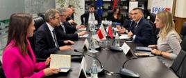 Marcin Bosacki met with SPAK Deputy Head Altin Dumani and Dorina Bejku, Head of the Anti-Corruption Department. 