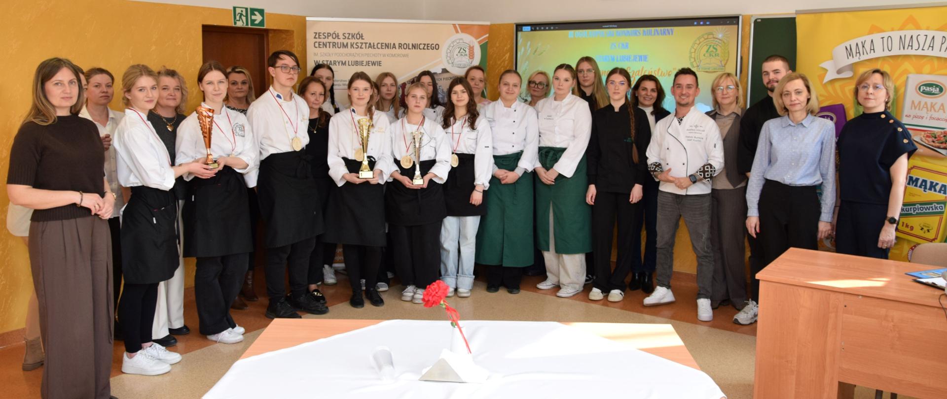 III Ogólnopolski Konkurs Kulinarny pt. „Makaronowe Szaleństwo” w ZS CKR w Starym Lubiejewie