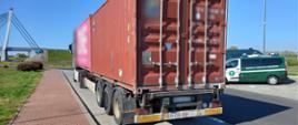 Zespół pojazdów został zatrzymany dynamicznie do kontroli wagowej przez gnieźnieński patrol wielkopolskiej inspekcji