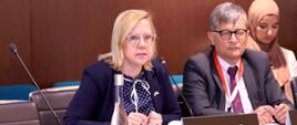 Minister Anna Moskwa podczas posiedzenia Rady Zarządzającej MAE