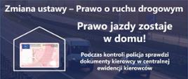 Prawo jazdy zostaje w domu!