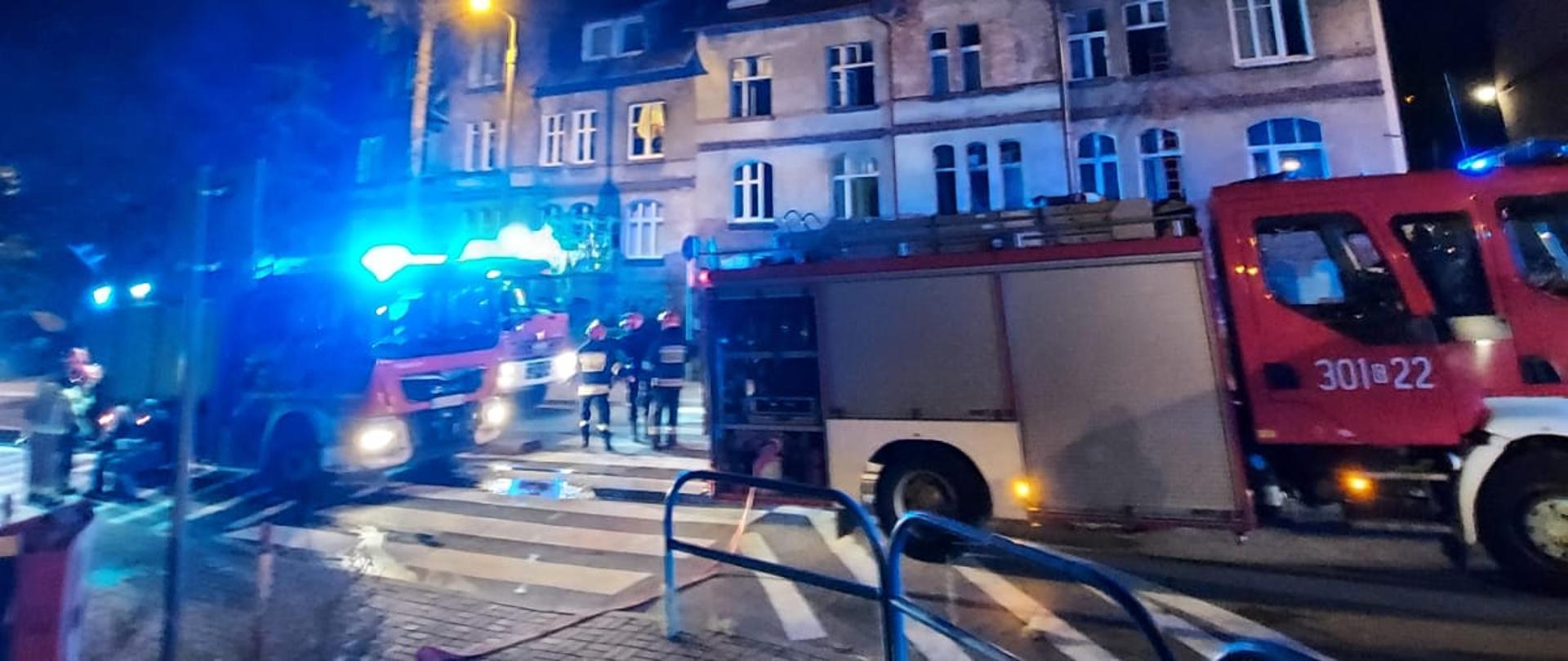 Pożar ul. Smoluchowskiego