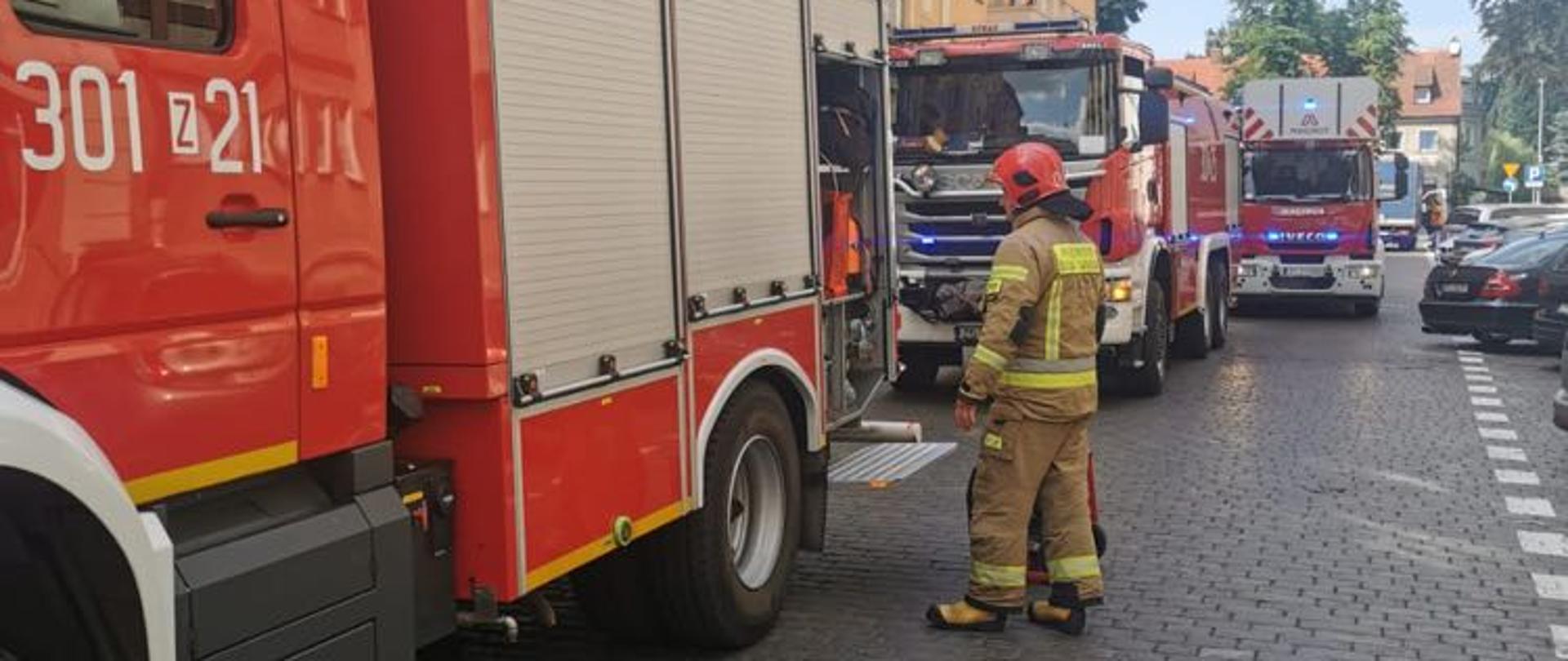 Zadymienie w mieszkaniu przy ulicy Pocztowej