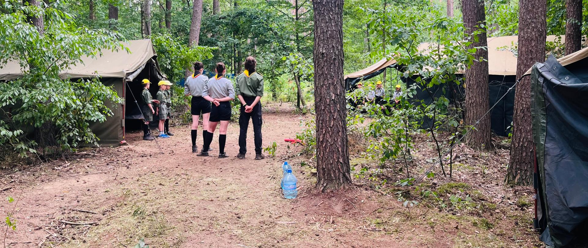Kontrola obozów harcerskich na terenie powiatu lipnowskiego