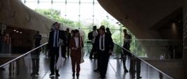 Spotkanie wiceministra Konrada Wojnarowskiego z wiceminister Marią Varteressian w Muzeum Polin