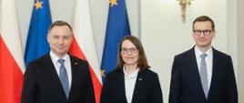 Zaprzysiężenie nowej minister finansów przez Prezydenta Andrzeja Dudę na wniosek premiera Mateusza Morawieckiego w Pałacu Prezydenckim