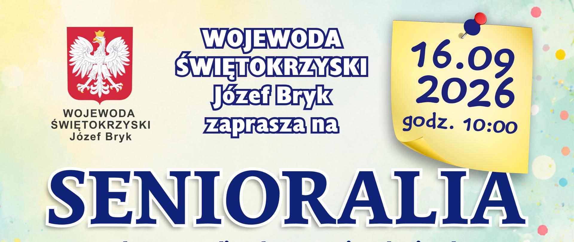 Zaproszenie na Senioralia