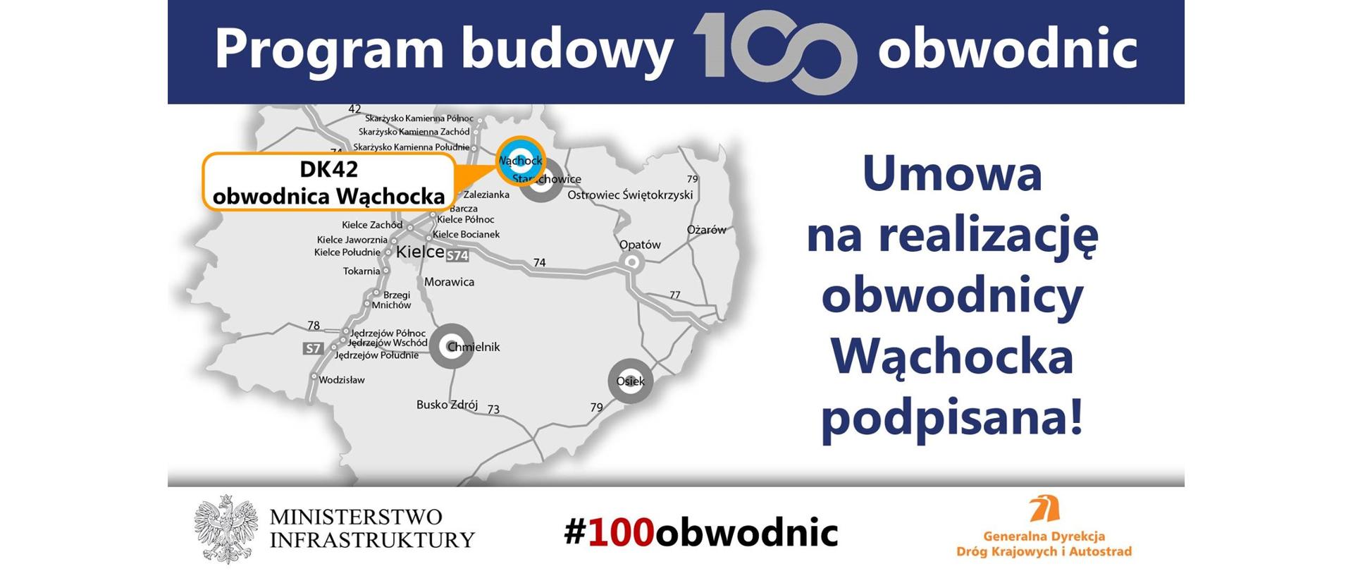 Obwodnica Wąchocka już w realizacji - infografika