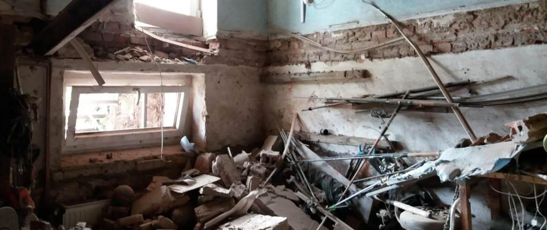 Sławno - wybuch gazu w budynku mieszkalnym wielorodzinnym