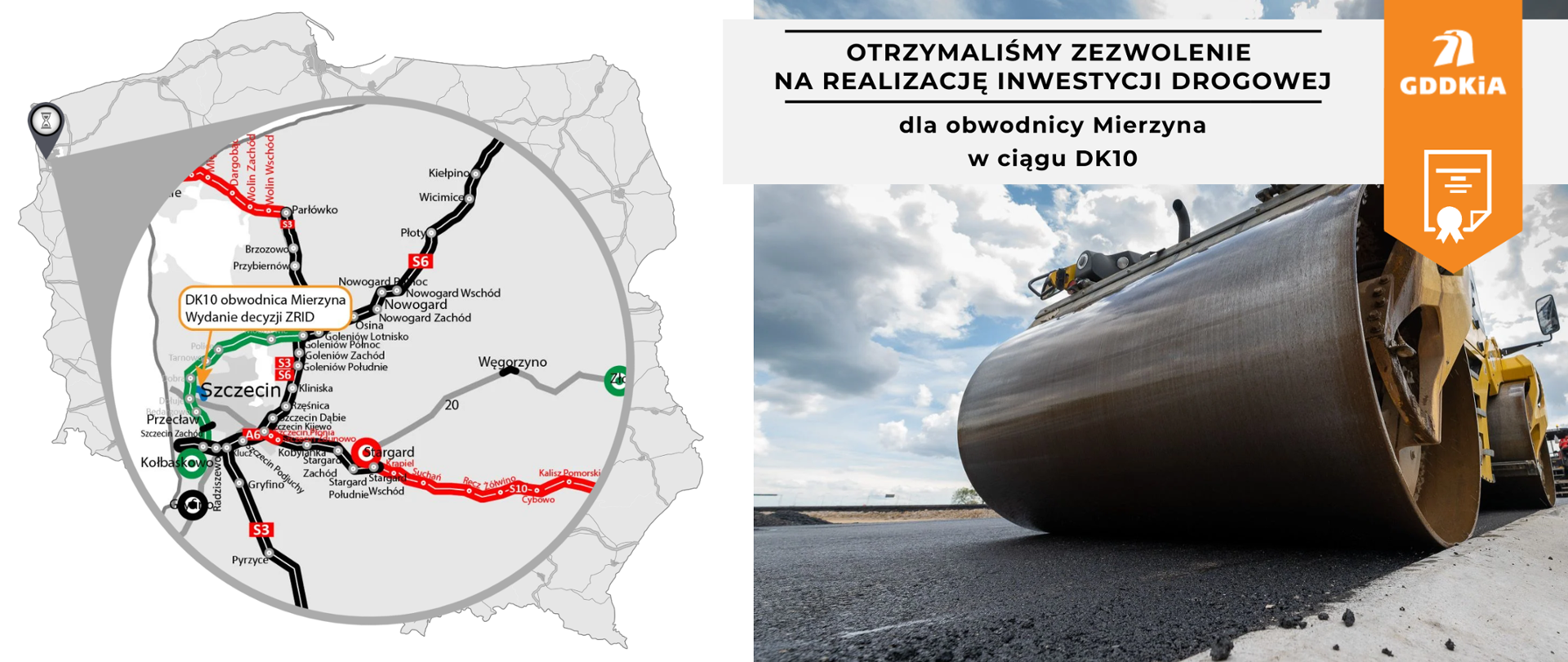 Mapa ze zdjęciem po prawej stronie