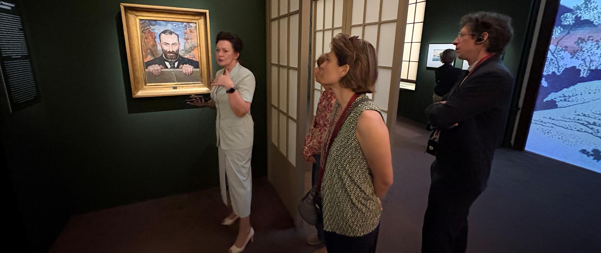 Visita della mostra Hokusai per il corpo diplomatico dei Paesi membri dell’ASEF