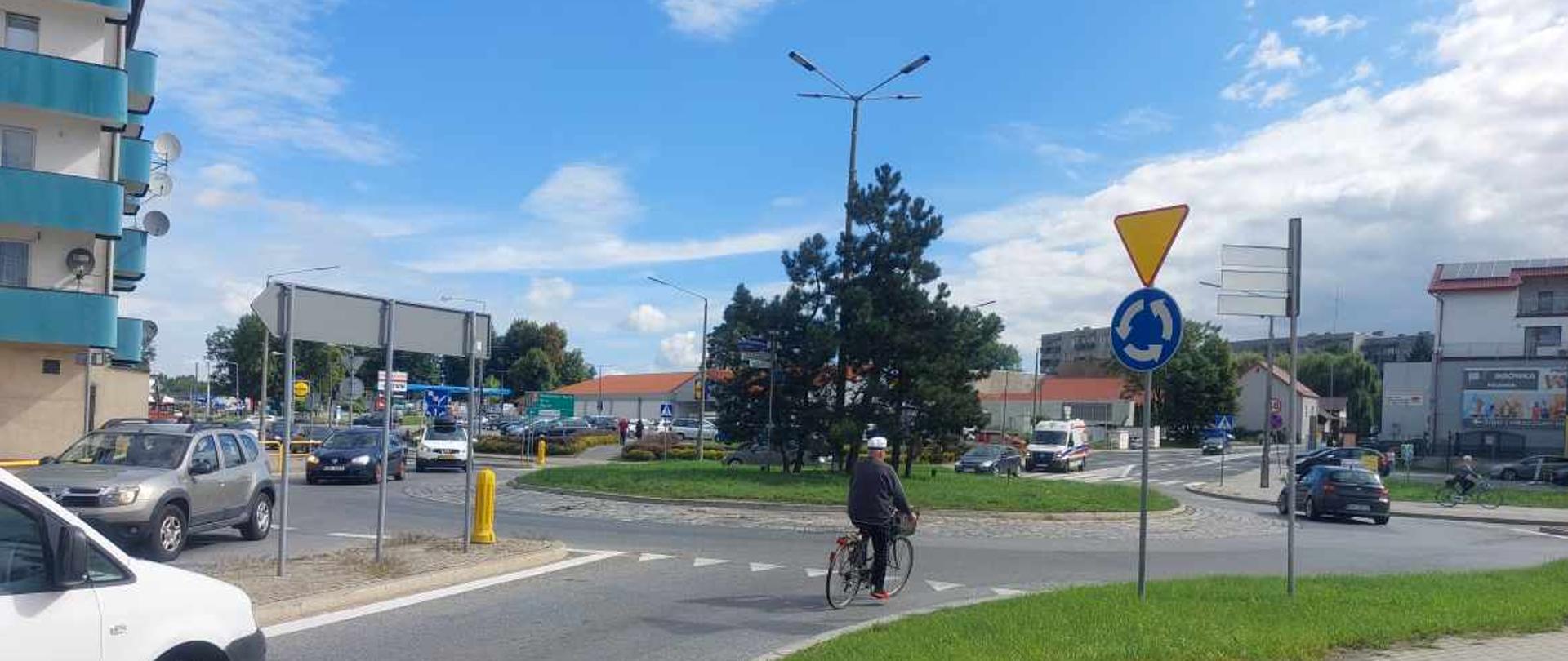 Rondo w Prudniku w ciągu DK40 i DK41