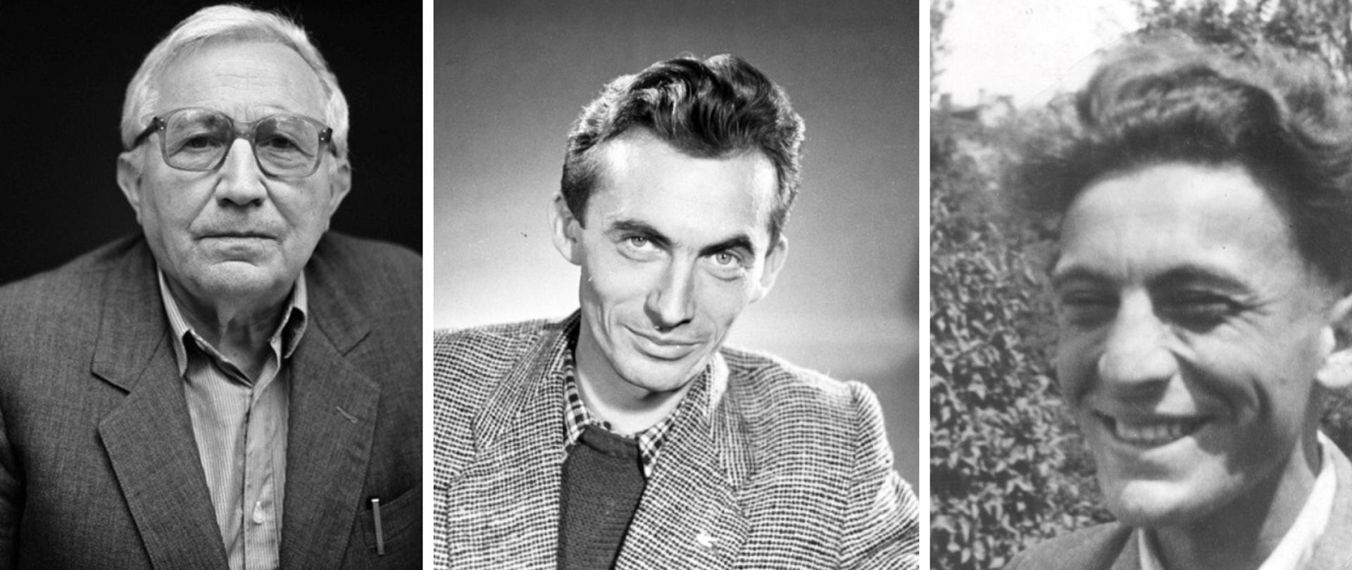 Było ich trzech. Festiwal 3 x Różewicz, od lewej: Tadeusz Różewicz, fot. Michał Kobyliński; Stanisław Różewicz, fot. Filmoteka Narodowa, Wojciech Urbanowicz; Janusz Różewicz, fot. zdjęcie z archiwum Marcina Filipowicza