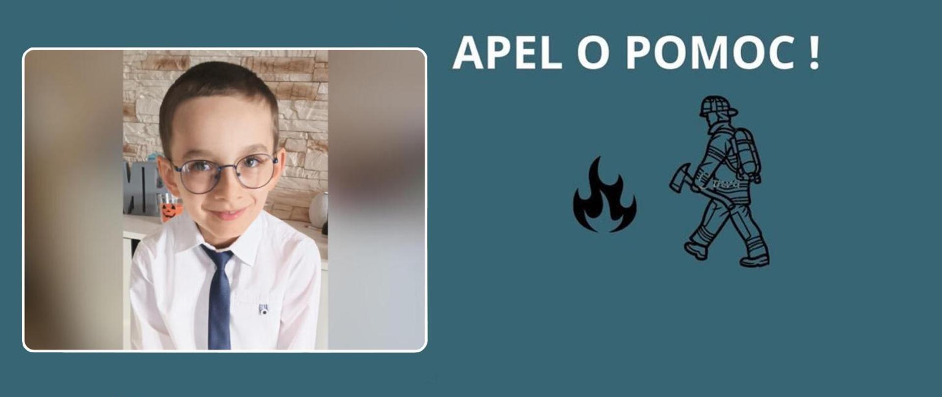 Apel o pomoc dla syna strażaka