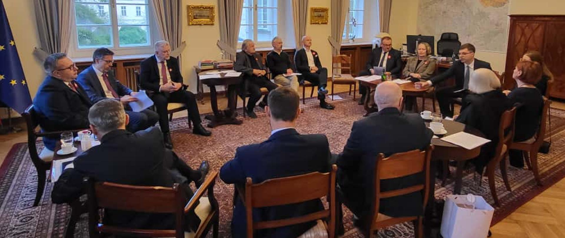 Spotkanie polonijnej rady konsultacyjnej w Ambasadzie RP w Pradze 