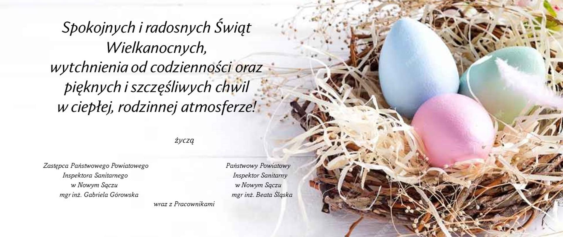 Życzenia spokojnych i radosnych Świąt Wielkanocnych