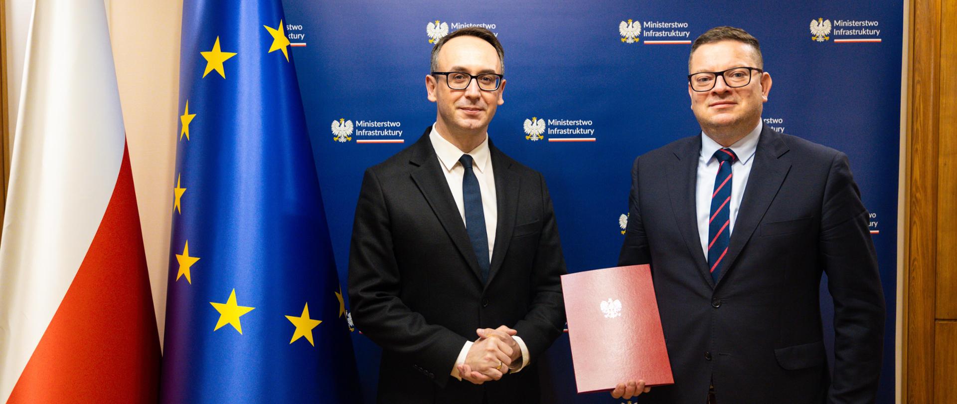 Wiceminister infrastruktury Przemysław Koperski po powołaniu na stanowisko