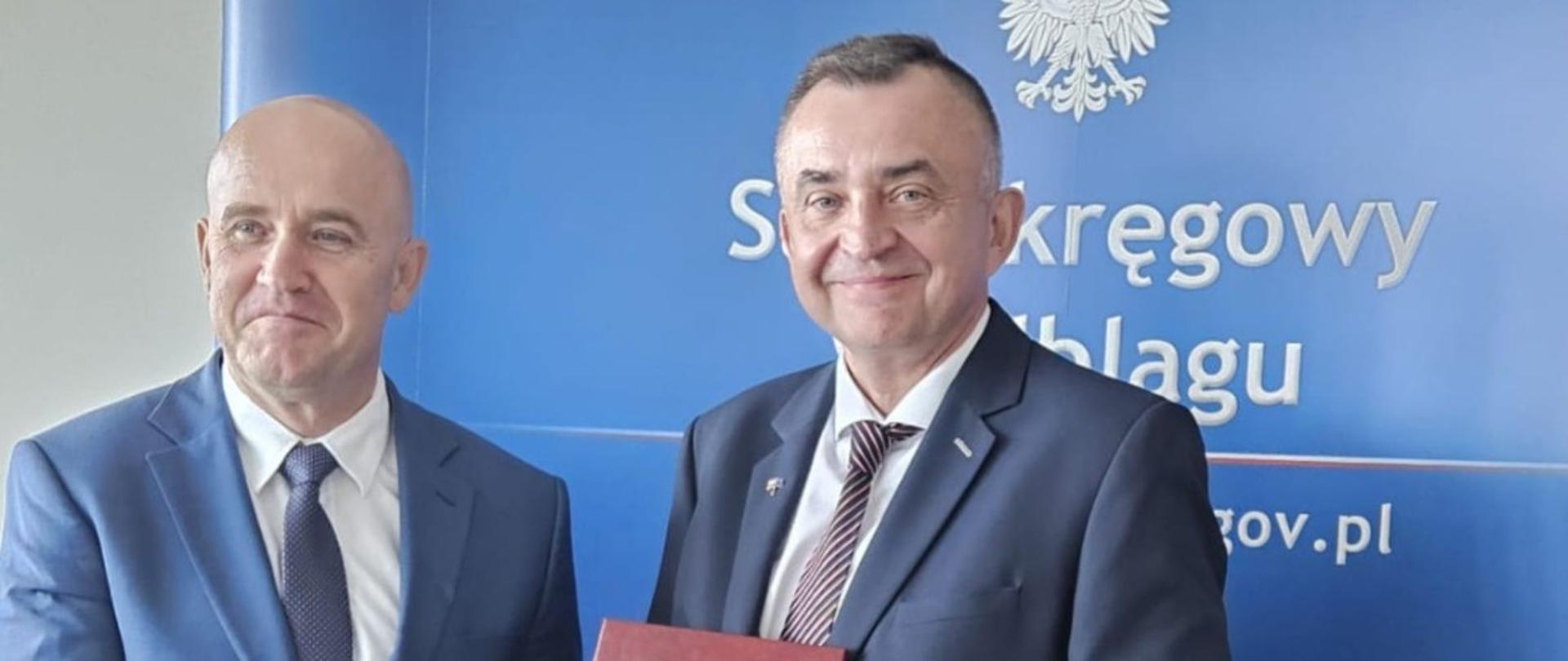 Wiceminister Dariusz Mazur uczestniczył w uroczystym ingresie Prezesa Sądu Okręgowego w Elblągu