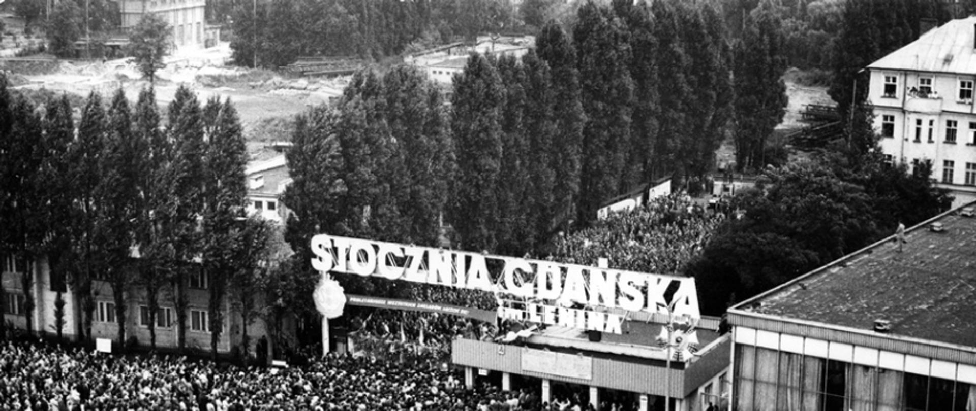Strajk sierpniowy w Stoczni Gdańskiej im. Lenina. 