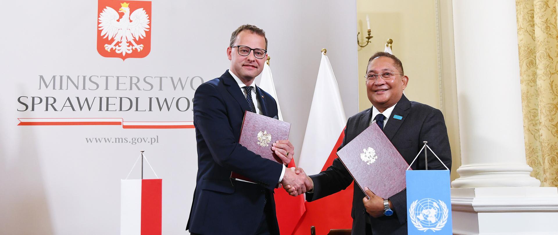 Podpisanie memorandum o porozumieniu między Ministerstwem Sprawiedliwości a Funduszem Narodów Zjednoczonych na Rzecz Dzieci (UNICEF)