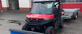 Zdjęcie przedstawia pojazd typu quad Polaris Ranger 1000 EPS
