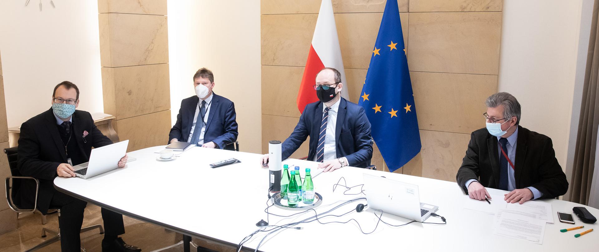 2020.01.12 Warszawa . Minister Marcin Przydacz . Webinarium Turcja .Fot. Tymon Markowski / MSZ