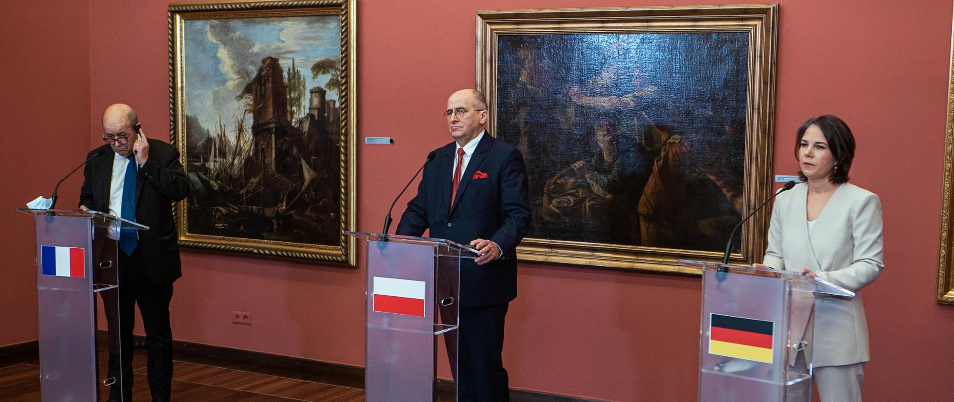 Spotkanie szefów dyplomacji Trójkąta Weimarskiego w Łodzi 