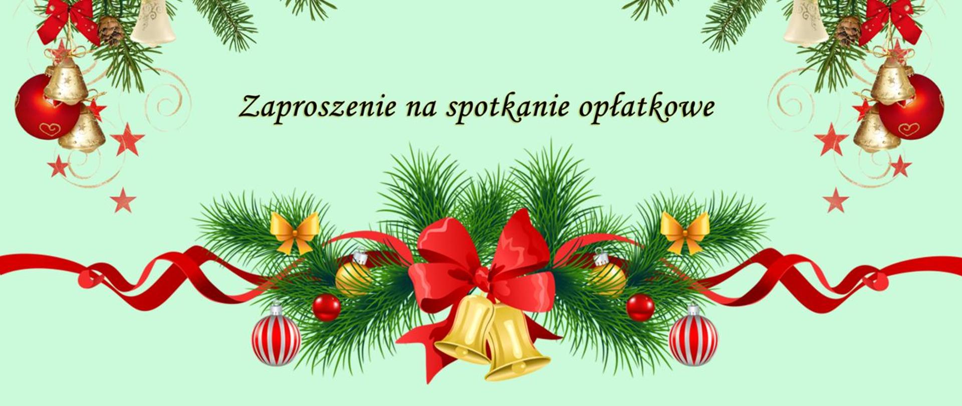 Zaproszenie na spotkanie opłatkowe