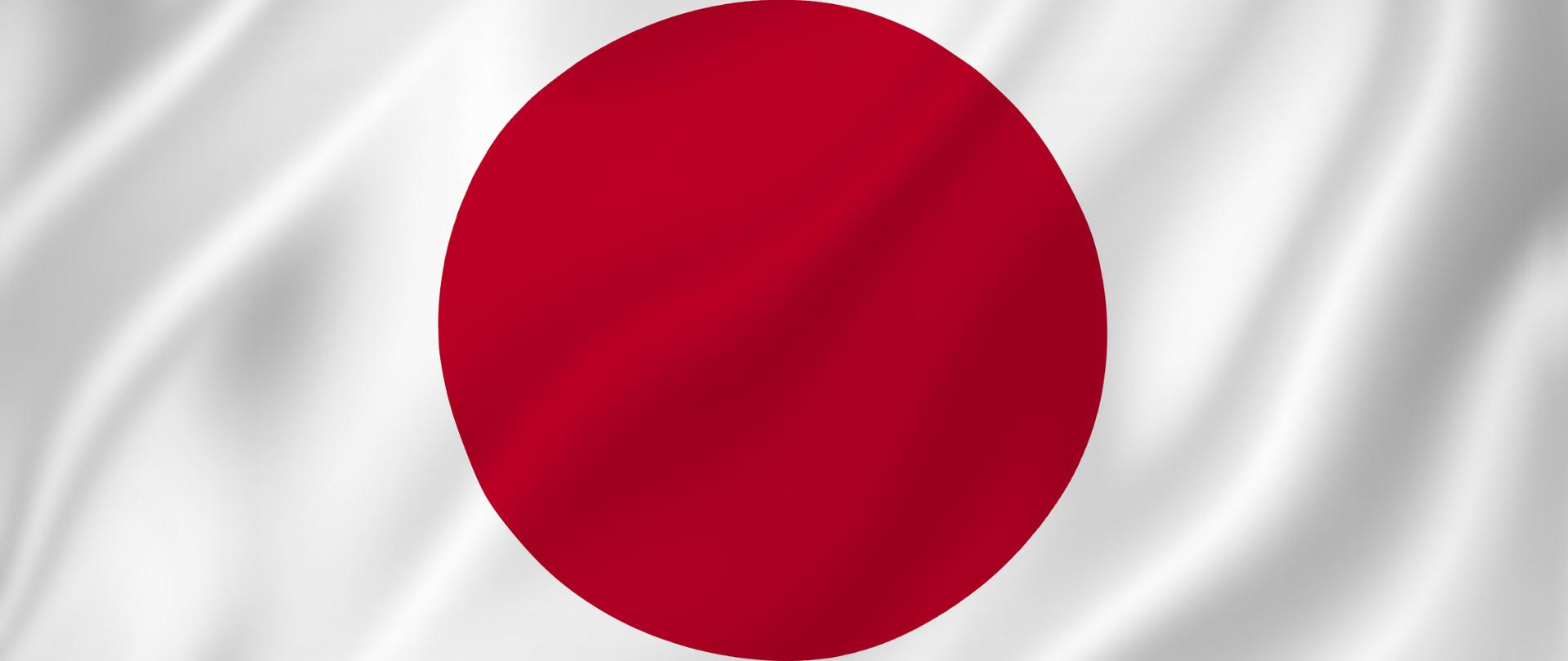 Flaga Japonii.