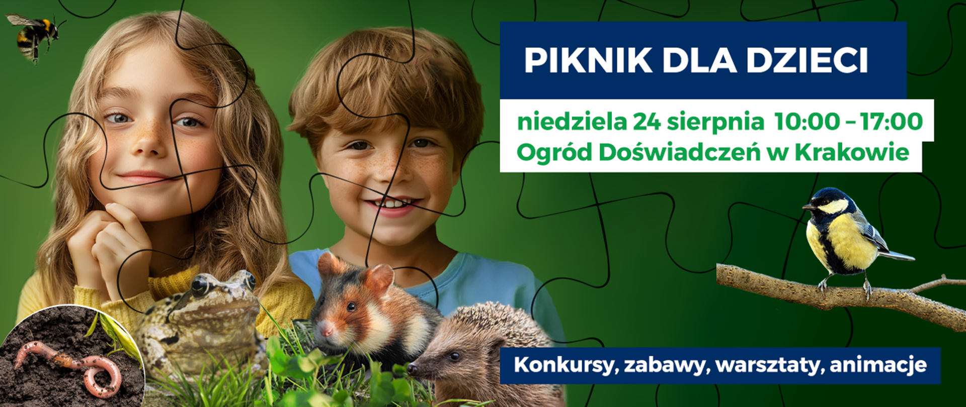 piknik dla dzieci 24 sierpnia 2025 r. w Krakowie