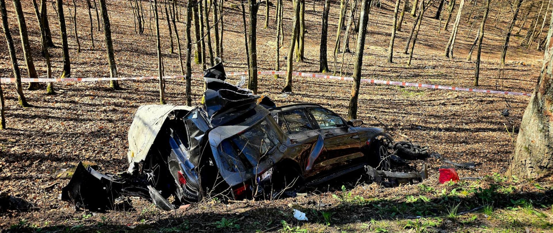 Tragiczny wypadek drogowy na DW 224