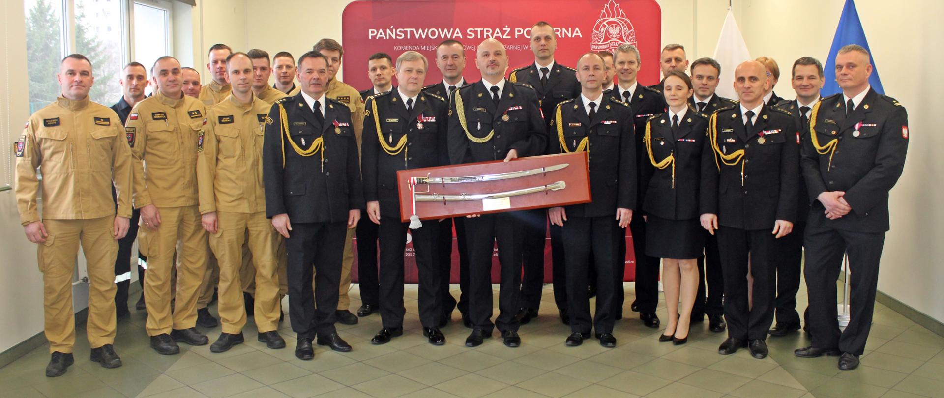 Uroczyste zakończenie służby bryg. Mariusza Krawczyka