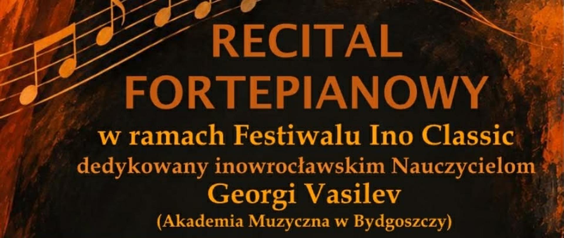 Koncert INO CLASSIC 2026 Recital Georgi Vasilev plakat