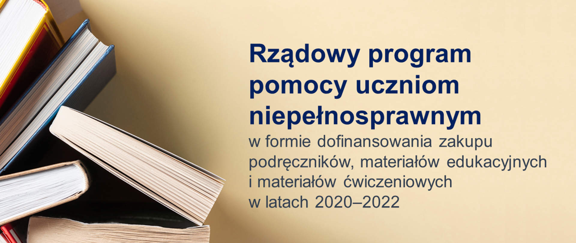 Rządowe wsparcie dla niepełnosprawnych uczniów na zakup podręczników oraz materiałów edukacyjnych i ćwiczeniowych