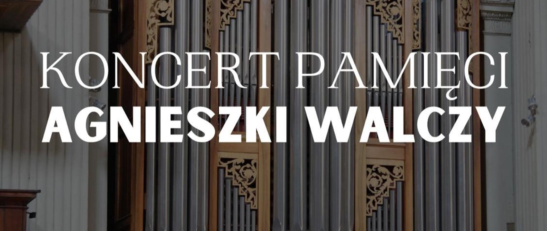 tekst na tle organów