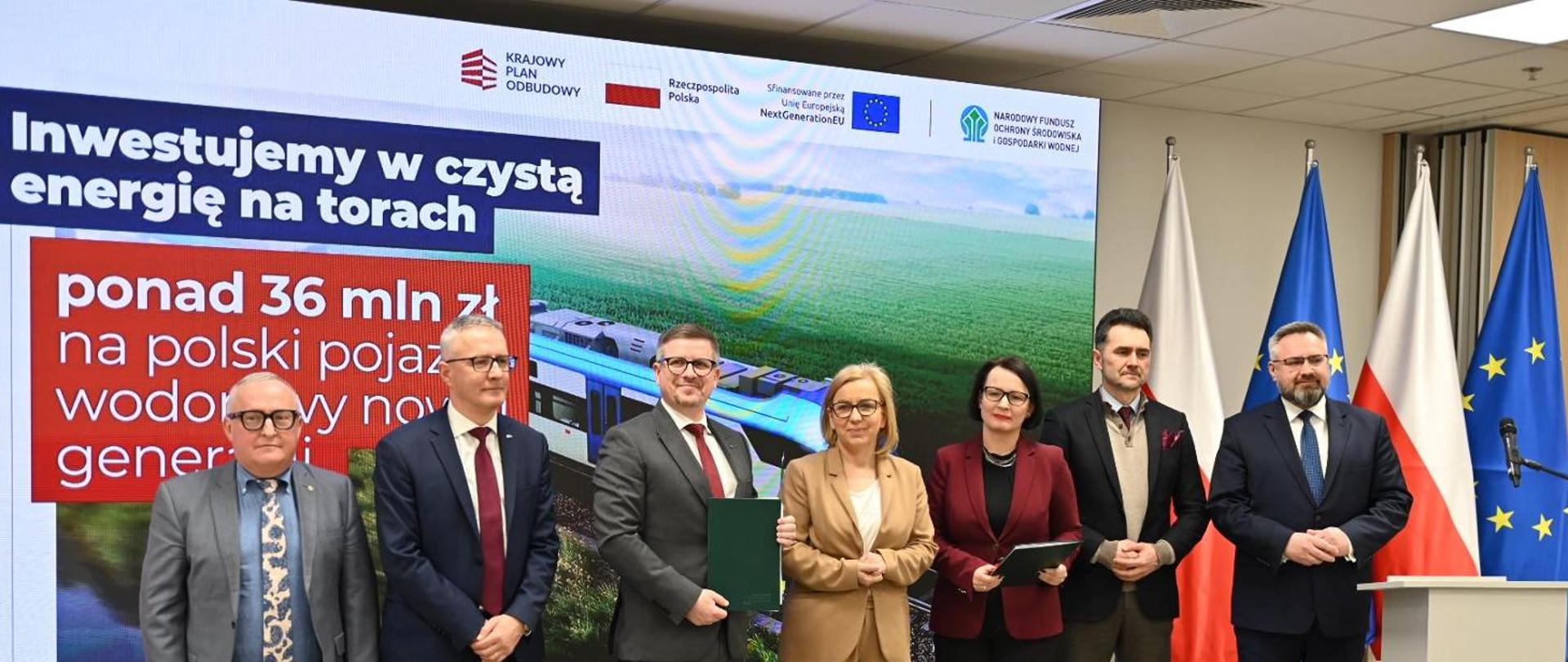 We are investing in clean energy on the railways - over PLN 36 million for a new generation of Polish hydrogen trains
