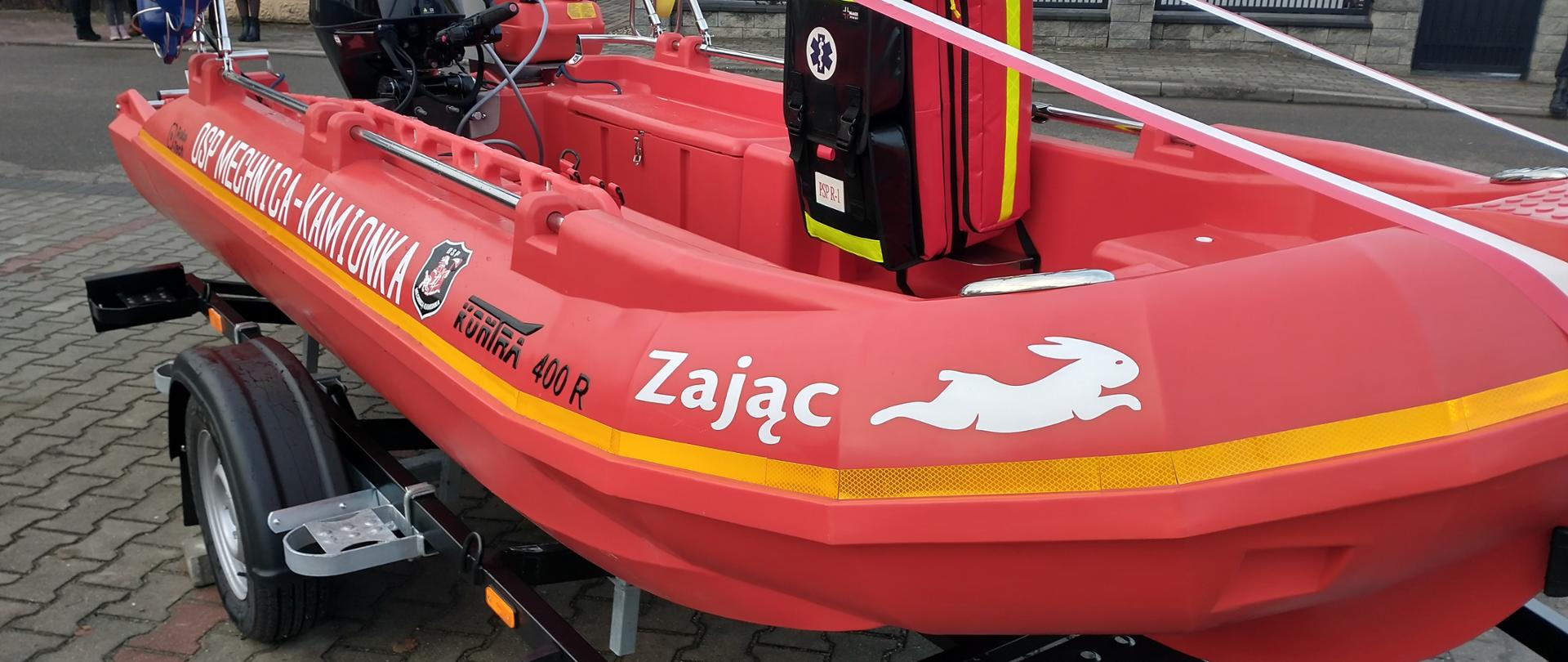 Przekazanie nowego sprzętu ratowniczego dla jednostki OSP Mechnica-Kamionka.