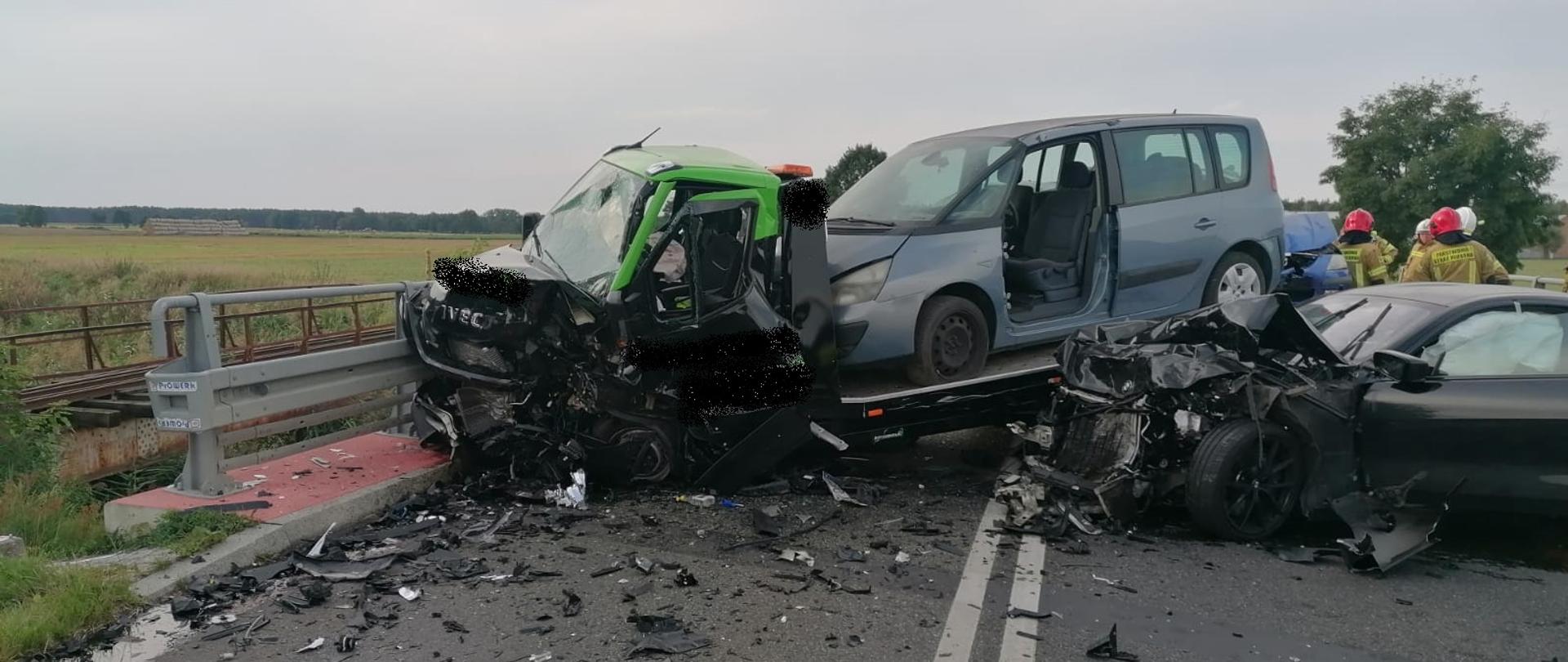 Zdarzenie drogowe w Śniatach 