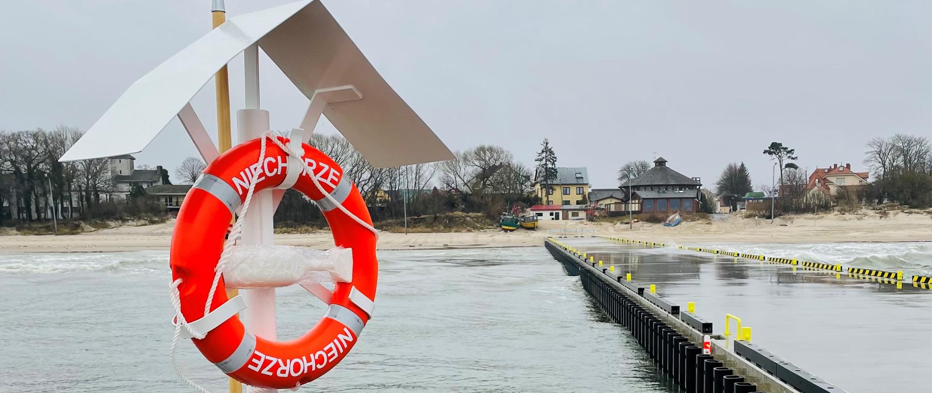 Rozbudowany pomost rybacki nr 1 w Niechorzu