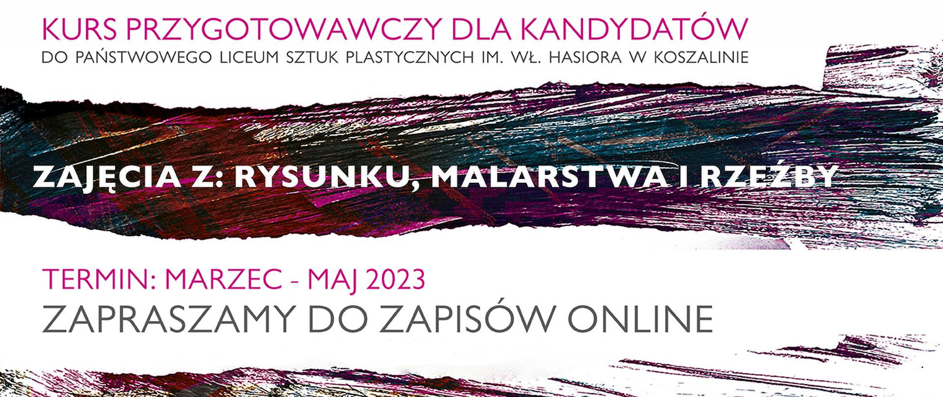 grafika informująca o kursie