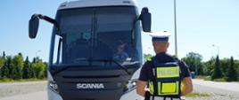 Punkt kontroli autokarów