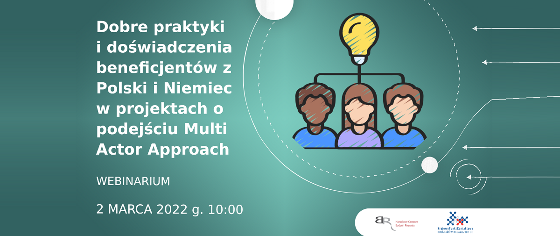 Dobre praktyki i doświadczenia beneficjentów z Polski i Niemiec w projektach o podejściu Multi Actor Approach
Webinarium
2 marca 2022 g. 10:00