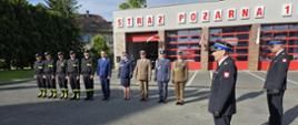 Uroczyste obchody Dnia Flagi rzeczypospolitej Polskiej w KP PSP w Kędzierzynie-Koźlu