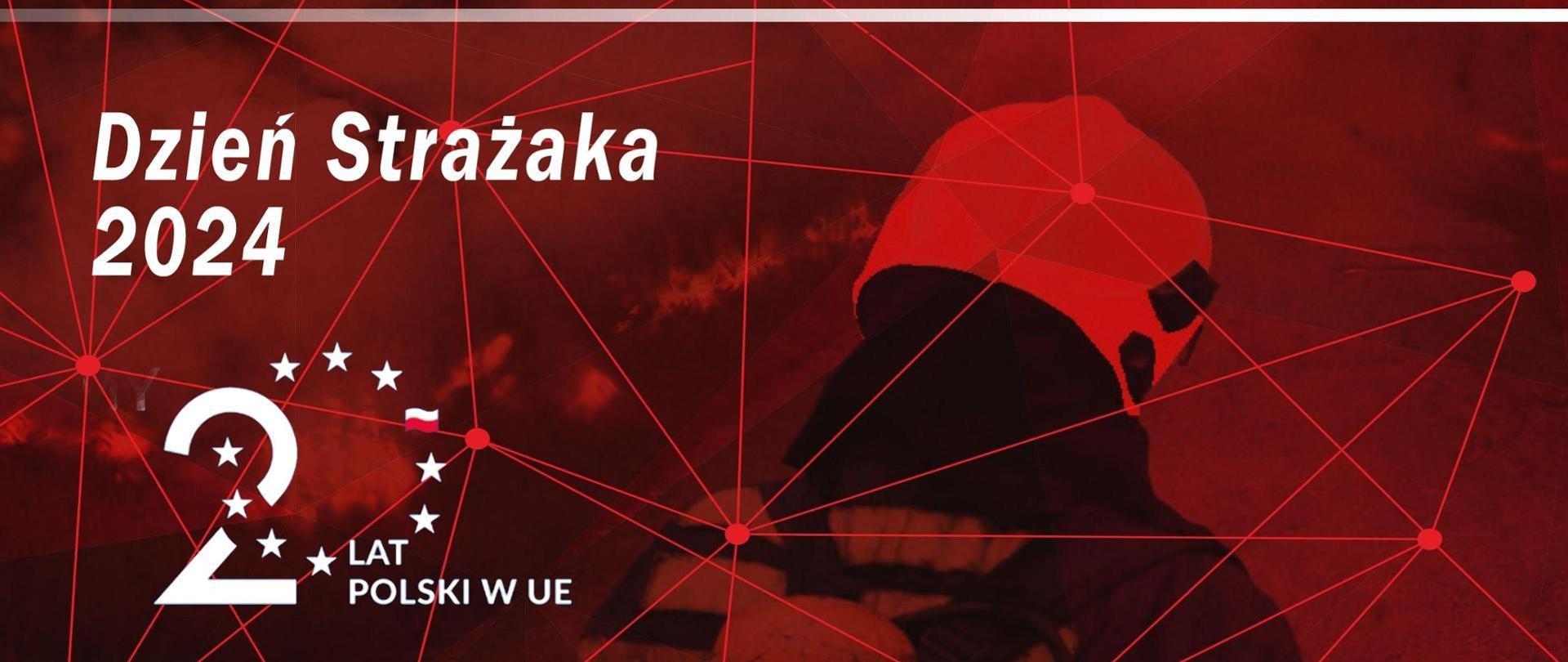 Zaproszenie na obchody Dnia Strażaka 2024 roku w KM PSP w Ostrołęce - grafika informacyjna