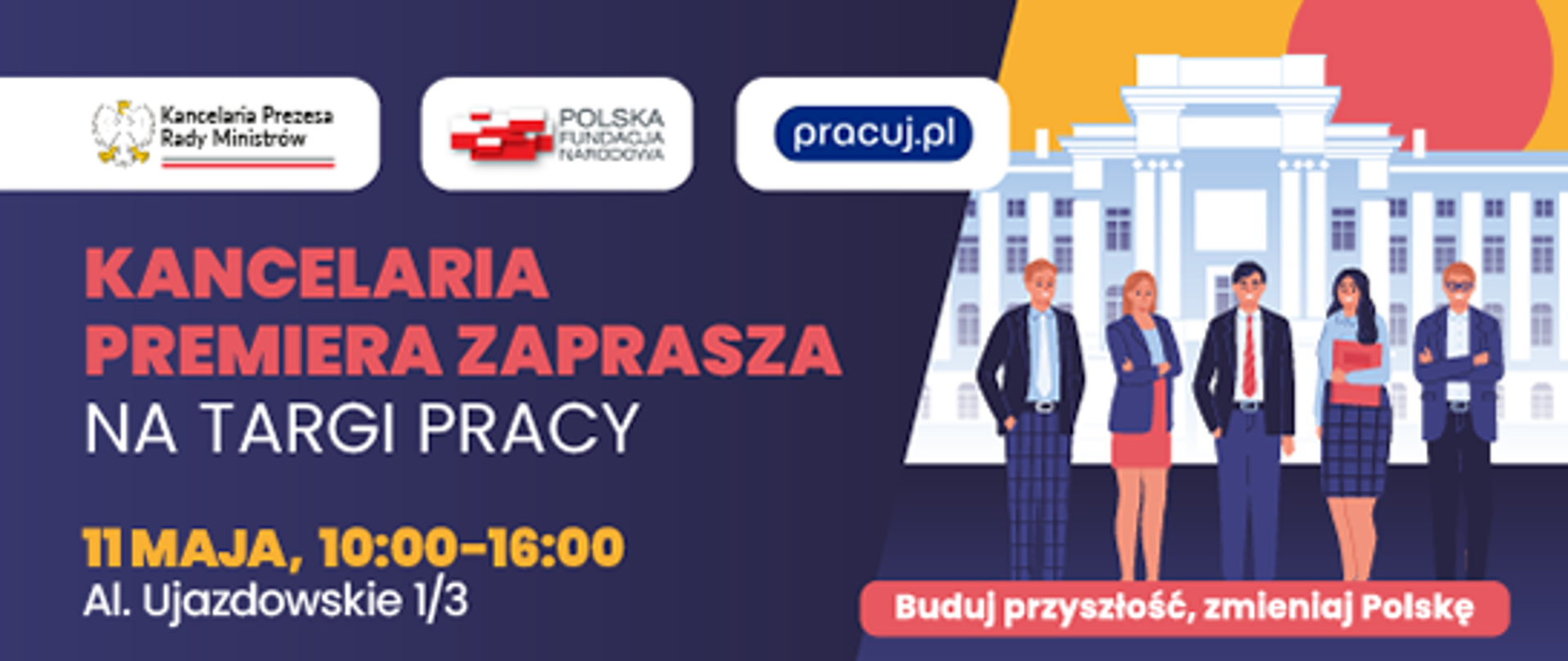 Plakat targi Pracy KPRM