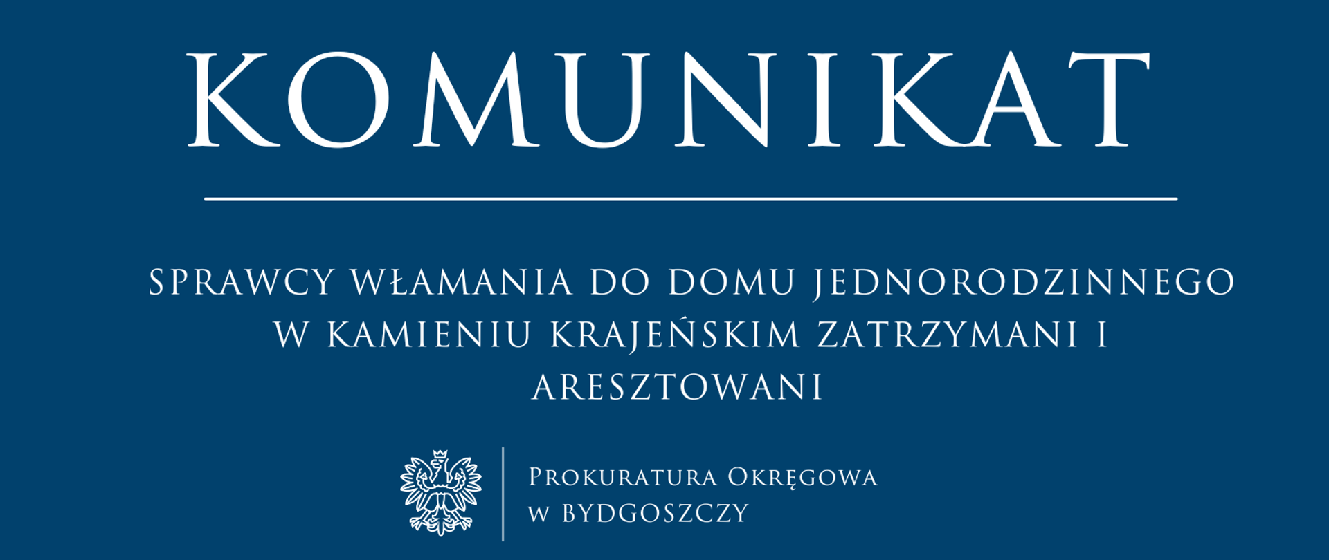 Sprawcy włamania do domu jednorodzinnego w kamieniu krajeńskim zatrzymani i aresztowani 