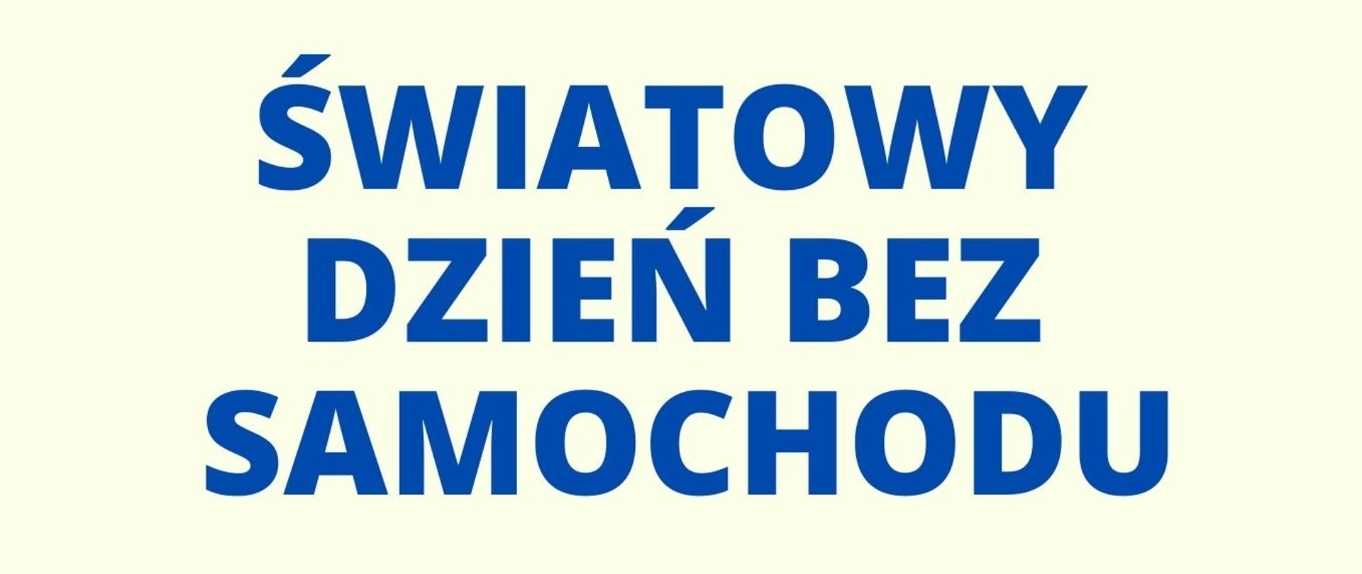 Dzień bez Samochodu 