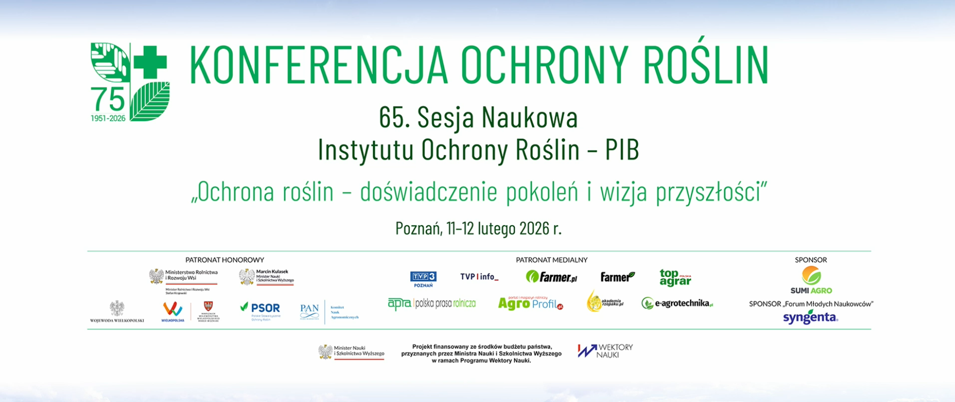 Baner Konferencji Ochrony Roślin