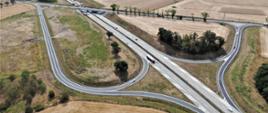 węzeł Złotoryja - kierunek Wrocław lipiec 2022 - fot. Michał Soroko/GDDKiA