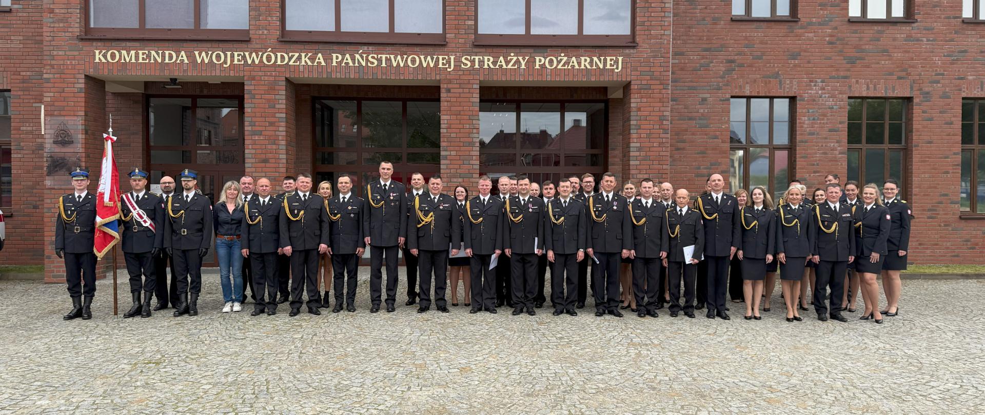 Uroczystość Obchodów Dnia Strażaka w Komendzie Wojewódzkiej PSP we Wrocławiu.